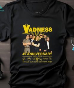 Madness 49th Anniversary 1976 – 2025 Thank You For The Memories T Shirt