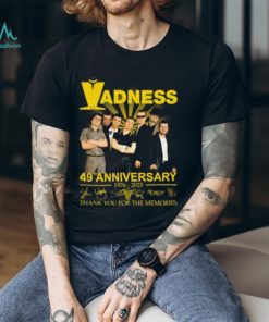 Madness 49th Anniversary 1976 – 2025 Thank You For The Memories T Shirt