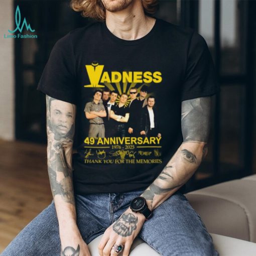 Madness 49th Anniversary 1976 – 2025 Thank You For The Memories T Shirt