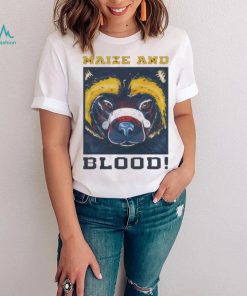 Maize and Blood Michigan Wolverines shirt