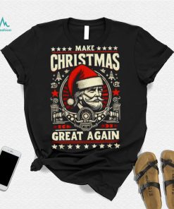 Make Christmas Great Again Funny Xmas Trump T shirt