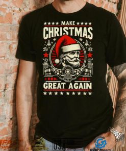 Make Christmas Great Again Funny Xmas Trump T shirt