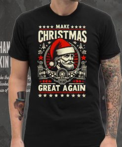 Make Christmas Great Again Funny Xmas Trump T shirt