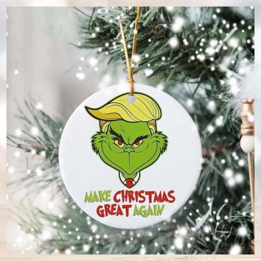 Make Christmas Great Again Grinch Christmas Ornament