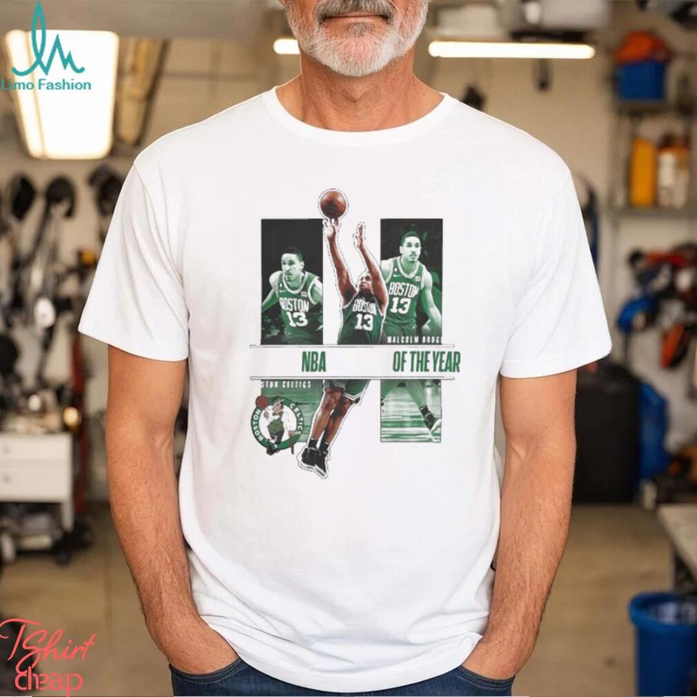 Malcolm Brogdon Boston Celtics 2023 NBA Sixth Man Of The Year Lay Up T shirts Malcolm Brogdon Boston Celtics 2023 NBA Sixth Man Of The Year Lay Up T shirts
