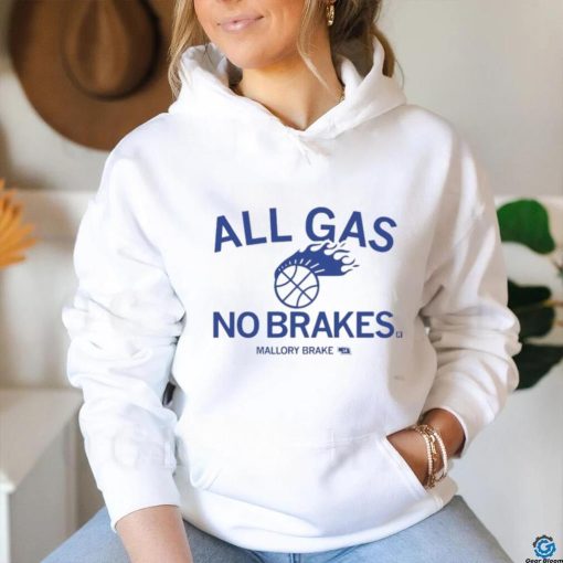 Mallory Brake All Gas No Brakes Creighton Blue Jays Shirt