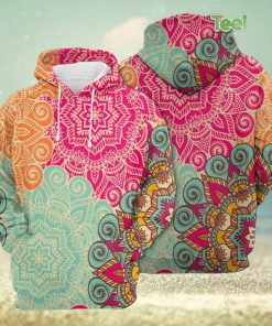 Mandala 3D Printed Hoodie Ver 2