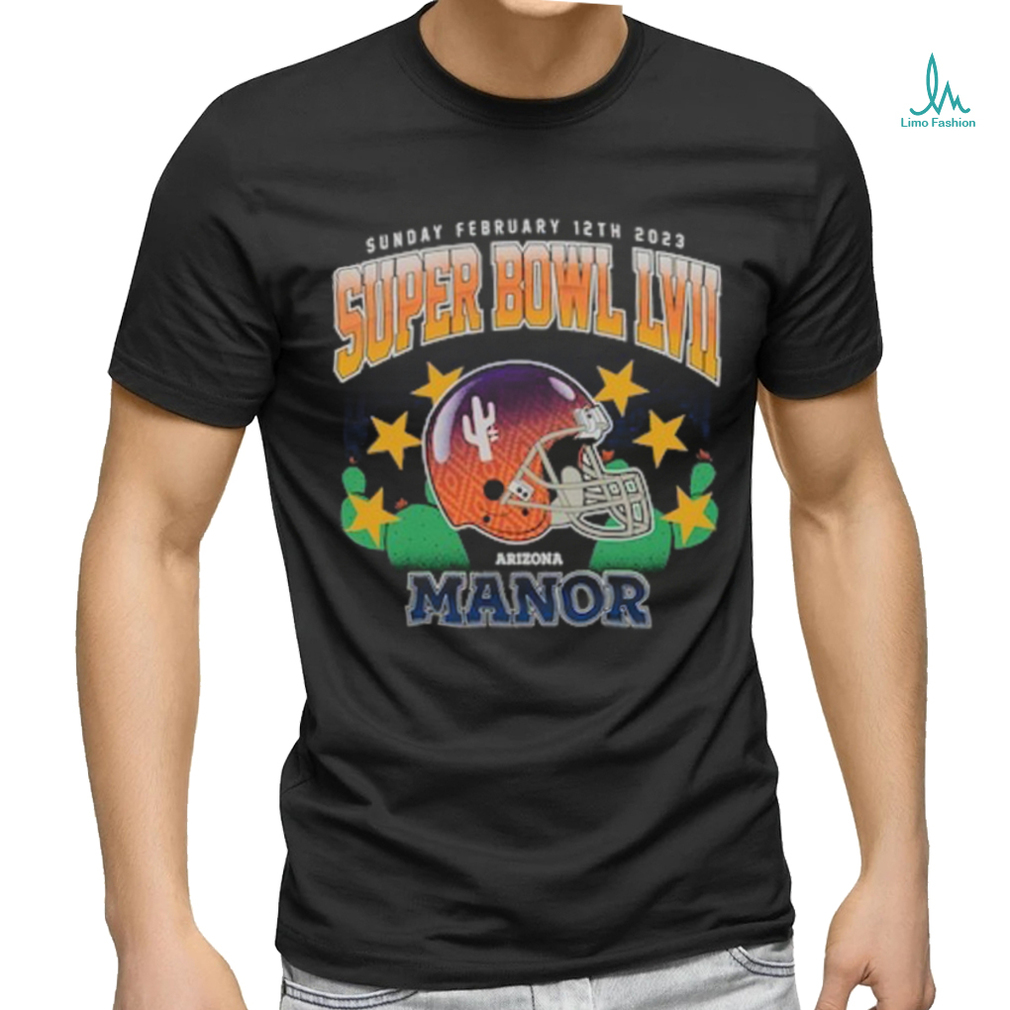 Manor Unisex Super Bowl LVII NFL Origins Retro T Shirt Manor Unisex Super Bowl LVII NFL Origins Retro T Shirt