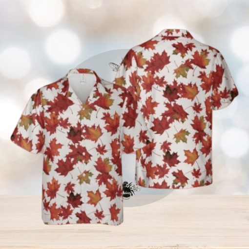 Maple Leaf Hawaiian Shirt