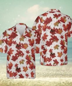 Maple Leaf Hawaiian Shirt