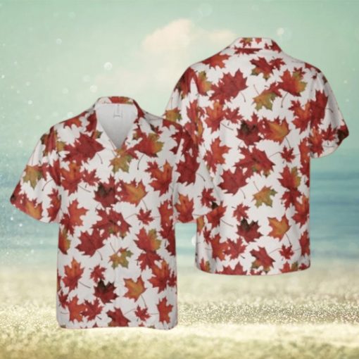 Maple Leaf Hawaiian Shirt