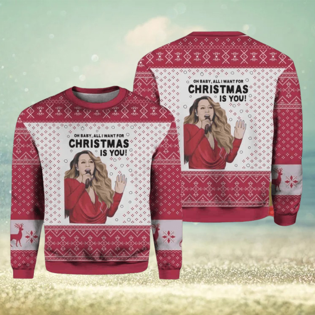 Mariah Carey All I Want For Christmas Is You Ugly Sweater Mariah Carey All I Want For Christmas Is You Ugly Sweater