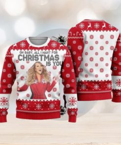 Mariah Carey Oh Baby All I Want For Christmas Is You Sweater