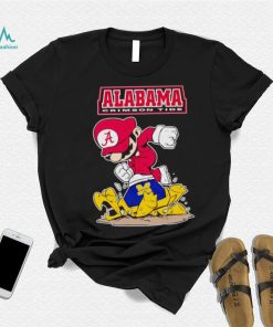 Mario Alabama Crimson Tide stomp Michigan Wolverines shirt