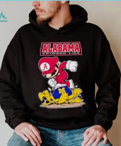 Mario Alabama Crimson Tide stomp Michigan Wolverines shirt