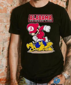 Mario Alabama Crimson Tide stomp Michigan Wolverines shirt