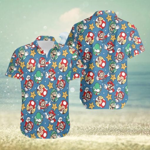 Mario And Luigi Beach Hawaiian Shirt