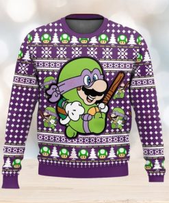 Mario Super Donny Bro Ugly Sweater Christmas 3D Printed