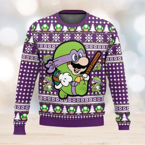 Mario Super Donny Bro Ugly Sweater Christmas 3D Printed