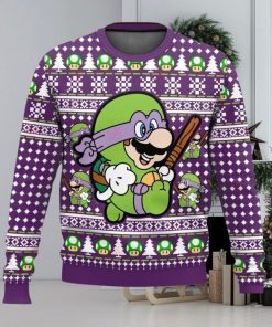 Mario Super Donny Bro Ugly Sweater Christmas 3D Printed