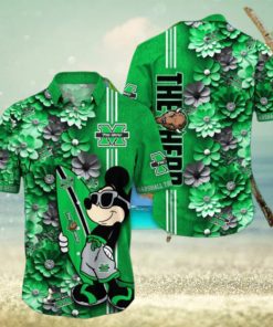 Marshall Thundering Herd Hawaiian Shirt Mickey Love Surfing Trending Summer Gift