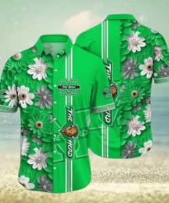 Marshall Thundering Herd NCAA3 Flower Hawaii Shirt