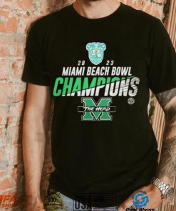 Marshall University 2023 Miami Beach Bowl Champions Shirt Marshall Thundering Herd