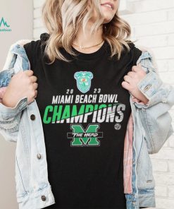 Marshall University 2023 Miami Beach Bowl Champions Shirt Marshall Thundering Herd