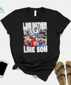 Marvin Harrison Jr. like father loke son portrait retro shirt