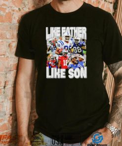Marvin Harrison Jr. like father loke son portrait retro shirt