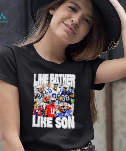 Marvin Harrison Jr. like father loke son portrait retro shirt