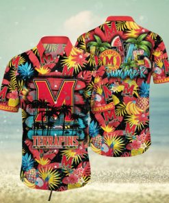 Maryland Terrapins NCAA Hawaiian Shirt Sunbathetime Aloha Shirt