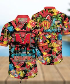 Maryland Terrapins NCAA Hawaiian Shirt Sunbathetime Aloha Shirt