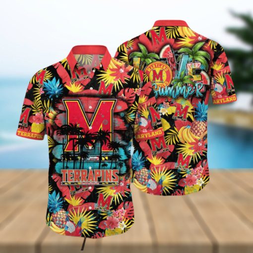 Maryland Terrapins NCAA Hawaiian Shirt Sunbathetime Aloha Shirt