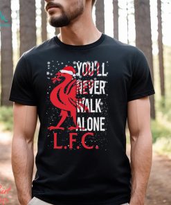 Mascot Hat Santa You’ll never Walk Alone LFC Liverpool Merry Christmas Shirt