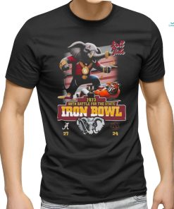 Mascots alabama crimson tide wins the iron bowl shirt
