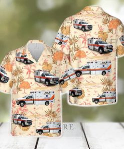 Massachusetts Harvard Ambulance Service Hawaiian Shirt Men And Women Gift Floral Beach