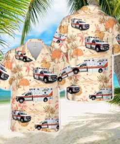 Massachusetts Harvard Ambulance Service Hawaiian Shirt Men And Women Gift Floral Beach