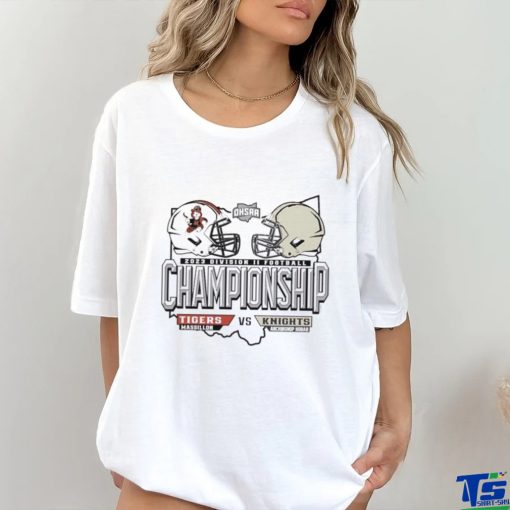 Massillon Tigers vs Knights Archbishop Hoban 2023 OHSAA D2 Football championship Head To Head shirt
