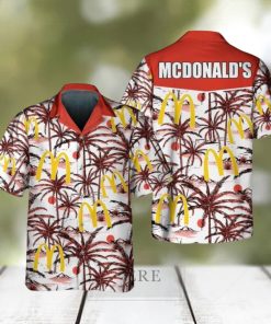 McDonald’s Food Shirt, Tropical Flower Aloha 3D Hawaiian Shirt For Men And Women