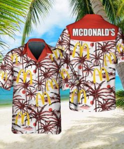 McDonald’s Food Shirt, Tropical Flower Aloha 3D Hawaiian Shirt For Men And Women