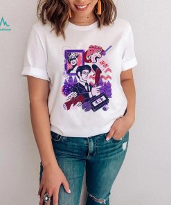 Meanwhile Twin Peaks featuring Dale Cooper surrounded by various icons shirt
