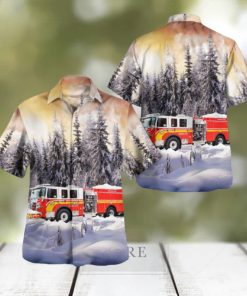 Mechanicsburg, Pennsylvania, Hampden Township Volunteer Fire Company Christmas Hawaiian Shirt Men And Women Gift Floral Beach