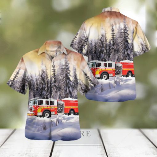 Mechanicsburg, Pennsylvania, Hampden Township Volunteer Fire Company Christmas Hawaiian Shirt Men And Women Gift Floral Beach