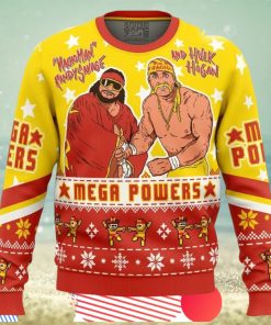 Mega Powers Macho Man And Hulk Hogan Ugly Christmas Sweater