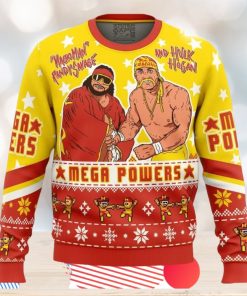 Mega Powers Macho Man And Hulk Hogan Ugly Christmas Sweater