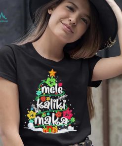 Mele Kalikimaka Christmas Hawaiian Funny T Shirt