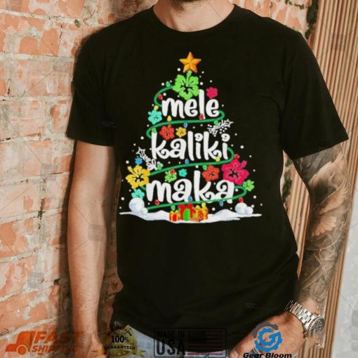 Mele Kalikimaka Christmas Hawaiian Funny T Shirt