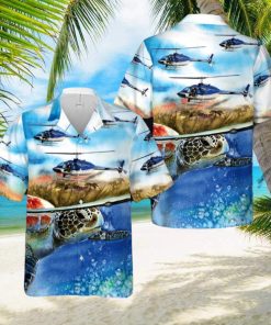 Memphis Police Bell 206B JetRanger III Hawaiian Shirt