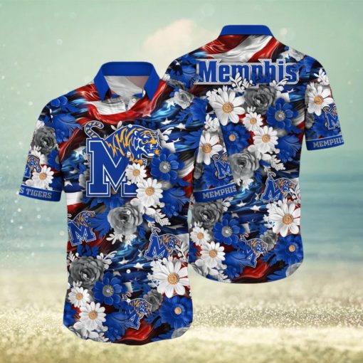 Memphis Tigers NCAA1 Hawaii Shirt Independence Day